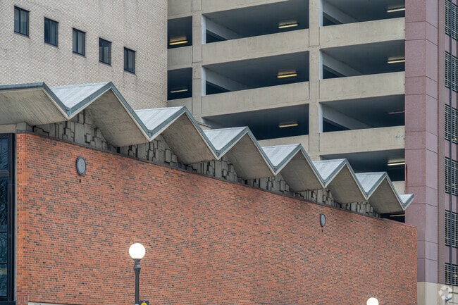 The zigzag roof is an iconic landmark of the Creative Arts Secondary School .