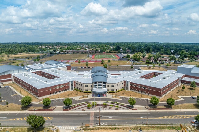 The Upper Dublin High School campus has tons of space to house its many students.