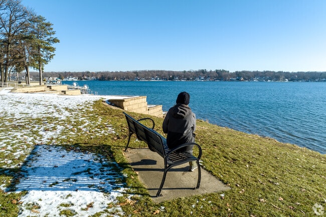 At Lance Park in Twin Lakes, the views of the lakes are always mesmerizing.