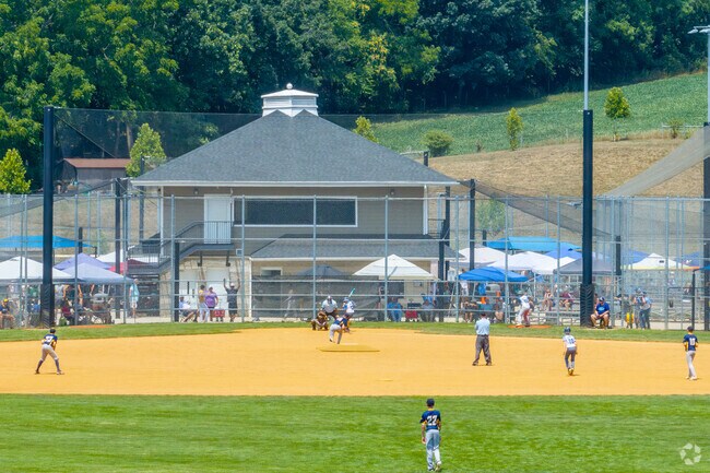 Rockingham Park at the Crossroads hosts Little League games for Crossroads Farm kids.
