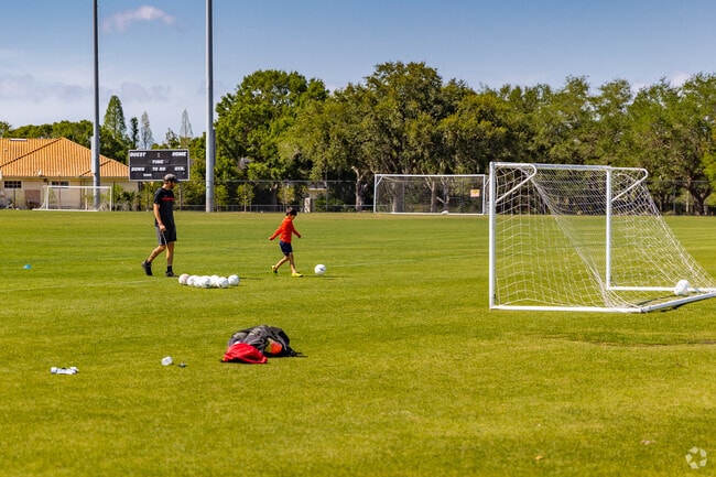 Children in Woodgate can enjoy the soccer fields throughout the neighborhood.