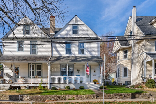 Doylestown has comfortably sized homes closer to downtown with space for big families.