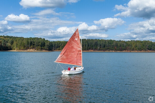 Residents can set sail on Lake Allatoona in Canton..