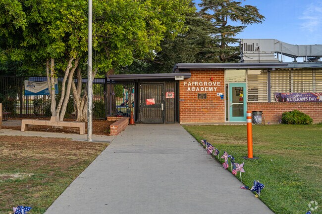 Entrance to school