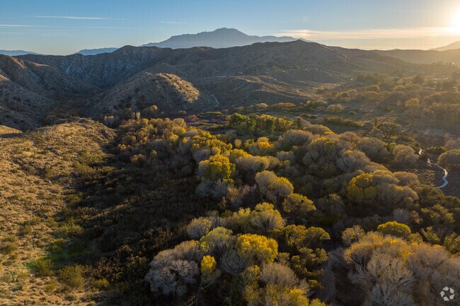 Sunset at Big Morongo Canyon Preserve paints the desert sky with vibrant, peaceful hues.