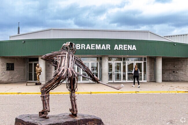 Braemar Arena in Edina features three ice rinks used for both hockey and figure skating.