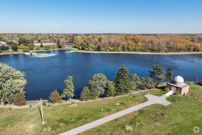 Schoonover Park has a centrally located lake for residents to enjoy.