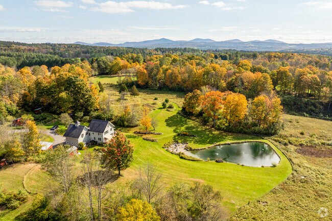 Towne Hill is known for it's beautiful scenery with the green mountains in the distance.