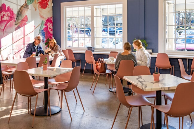 Catch up with friends over coffee at Charbonneau Golf Club.