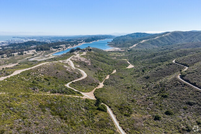 Sneath Lane trail has winding paths that make Portola Highlands a haven for outdoor lovers.