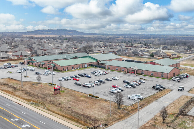 Kiefer High School is located just West of Glenpool in Oklahoma.