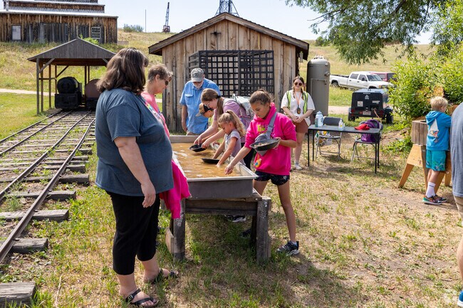 The whole family can enjoy panning for gold at the Western Museum of Mining & Industry.