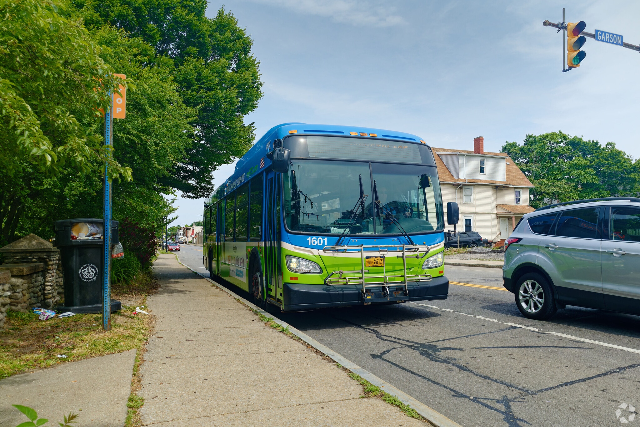 Public transportation is easily accessed in the Beechwood neighborhood,
