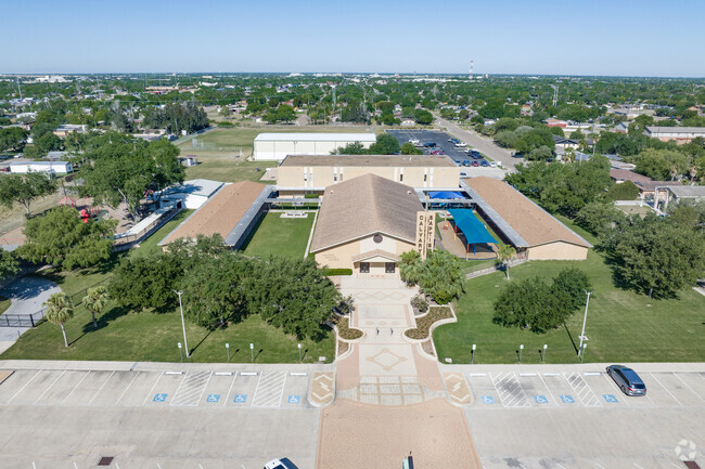 Calvary Christian School is located on the north side of Harlingen on N 7th St.