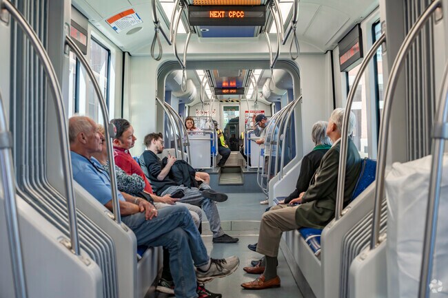 CATS Light rail is a great option for Newell South locals to get around the Charlotte area.