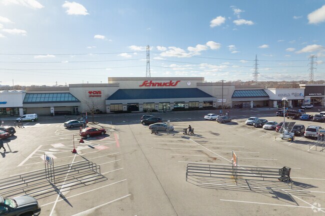 For groceries, Schnucks is a popular option.