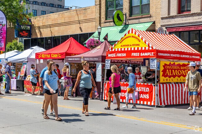 Downtown Fargo Street Fair is a large event held annually in downtown.
