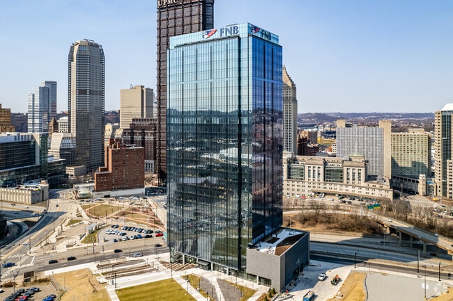 FNB Financial Center is the first of many new developments in Crawford-Roberts.