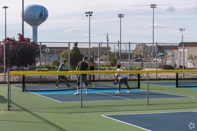 Pickleball is a rising activity in many communities; play a game at the Brigantine Public Activities Sports Complex.