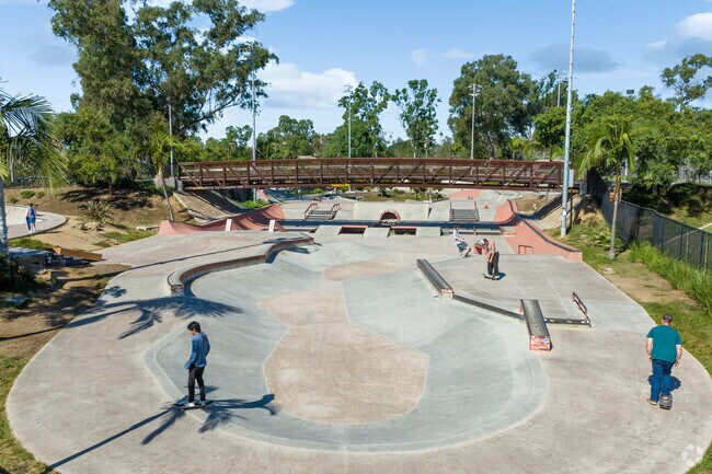 Locals can enjoy the skatepark at Linda Vista Community Park in Clairemont Mesa West.