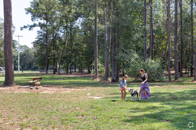 There's a lovely dog park at Medal of Honor Park for Millers Creek's furry friends.