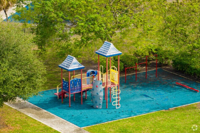 The playground at Dwight D Eisenhower Elementary for students to enjoy.