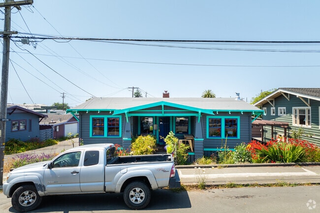 Brightly colored homes in Arcata Heights-Northtown show off the fun loving residents.
