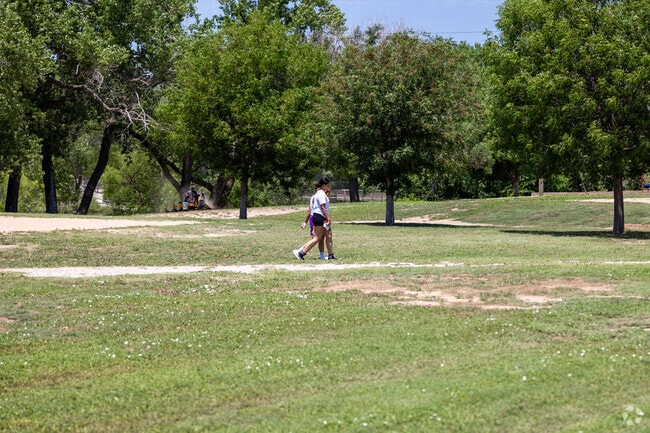 Enjoy a stroll through OJ Watson Park.
