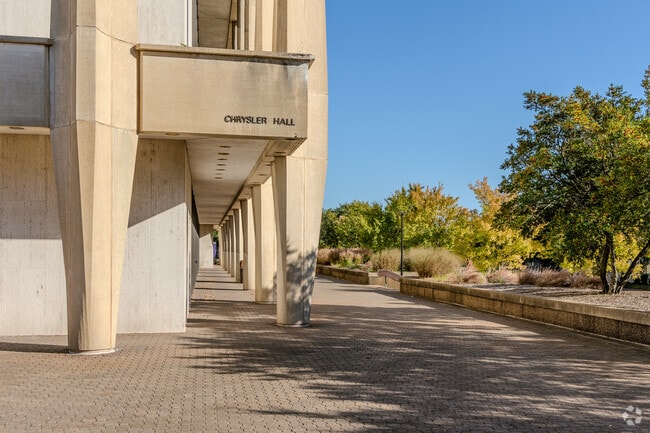 Chrysler Hall is a short drive or bus ride to the River Oaks neighborhood.