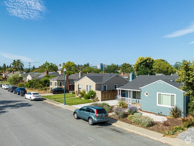 Quaint row homes add charm to Buena Vista's peaceful neighborhood.