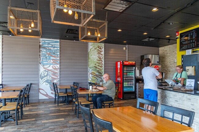 Take a seat at Smokin Chicken or order to-go at their location in Bluegrass Downs.