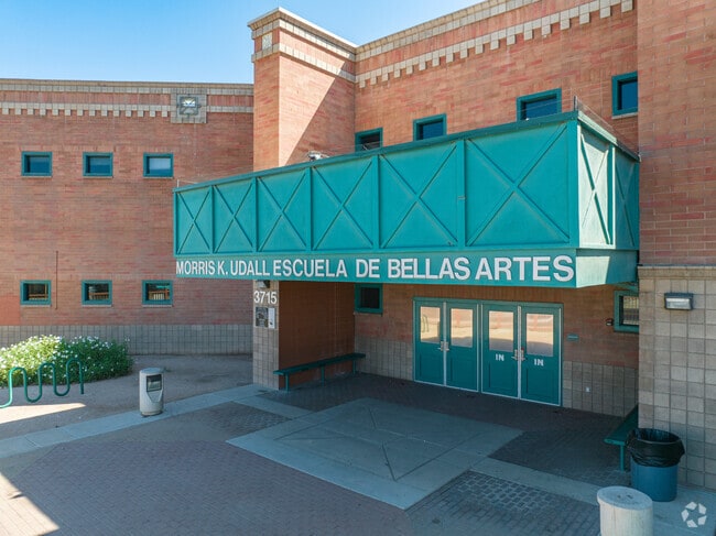 Morris K. Udall Middle School entrance.