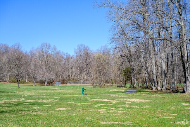 Brock Hall has ample green space, giving it a country feel.