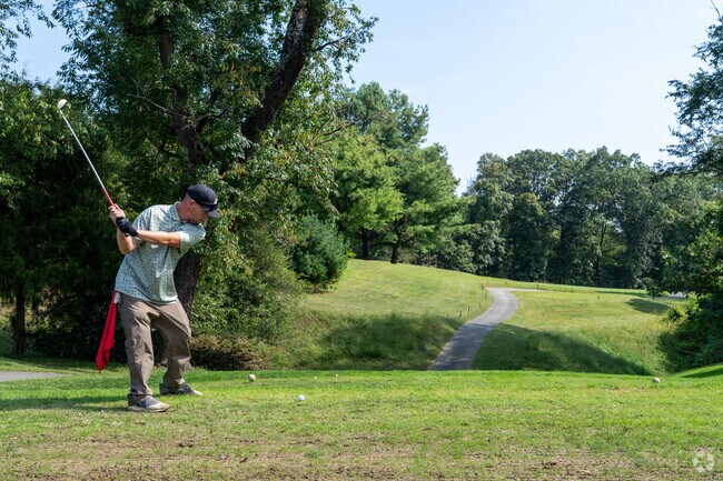 Practice your swing at the public Furnace Bay Golf Course.
