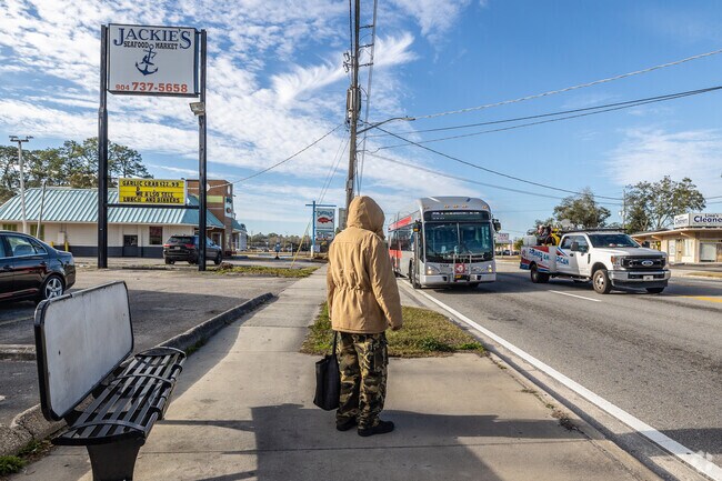 There is a bus service that runs through the San Souci neighborhood.