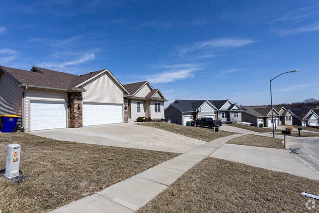 Indianola's newer homes are often matched with larger yards to match the homes.