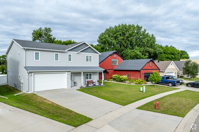 Goldenwood has a mix of one and two story homes.