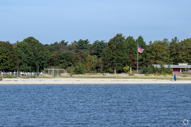A walk by the water in the Marion Center neighborhood is pleasant any time.