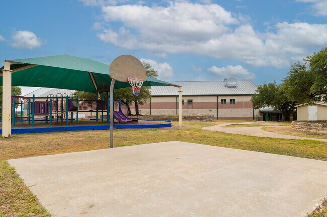 Shoot some hoops during recess at Steiner Ranch Elementary.