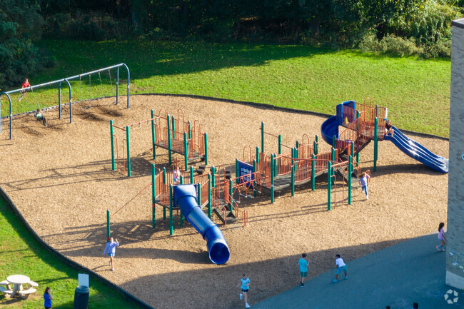 Students at Lincondale-Heritage Hills' Somers Intermediate School have a large playground.