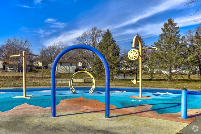 Orchard Park’s splash pad is open May through September for summer fun.