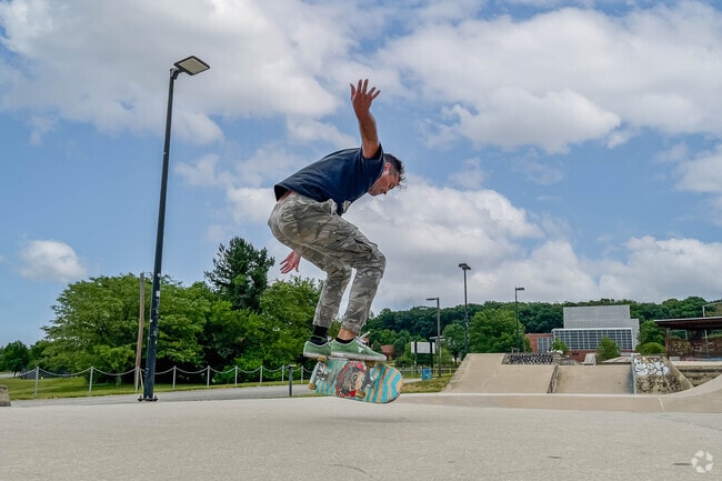 Skateboarding is a common pastime in North York parks.