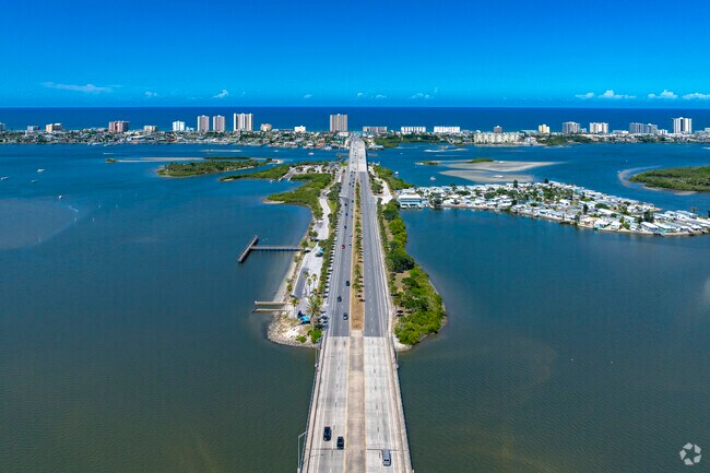 The Dunlawton Bridge connects South Port Orange to the coast.