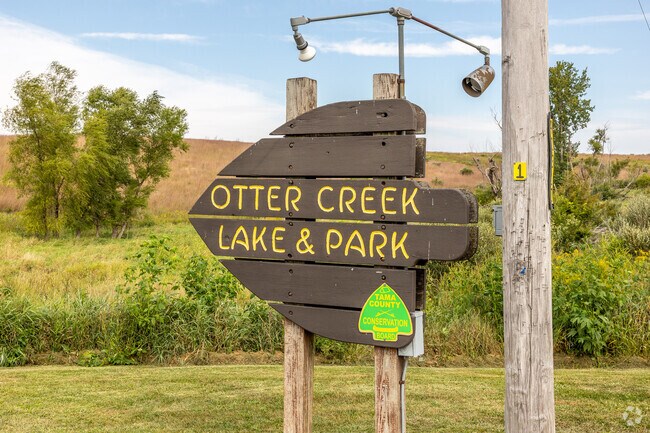 Otter Creek Lake & Park is a hot spot for fishing, hiking, and camping.