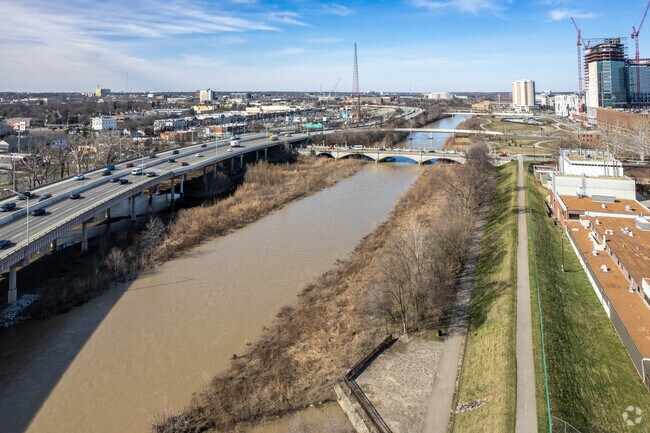 Dennison Place locals have easy access to the Olentangy River and Olentangy Trail.
