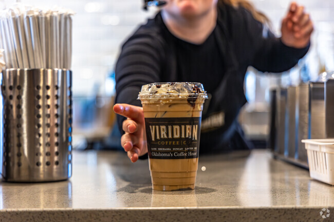 Order something delicious to kick start your day at Viridian Coffee in nearby Chickasha, OK.