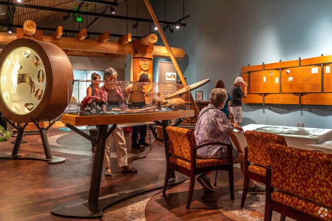 Explore the artifacts and stories of the Suquamish people at the Suquamish Museum in Poulsbo.