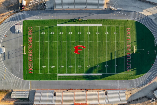 Fredericksburg High School football games are a huge draw for the town.