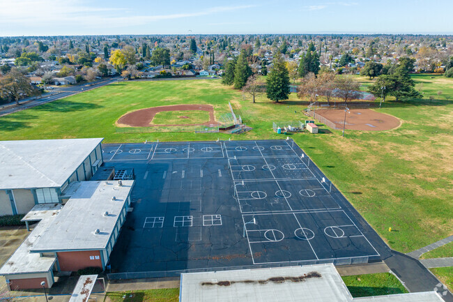 Play baseball or softball at W.E. Mitchell Middle School.