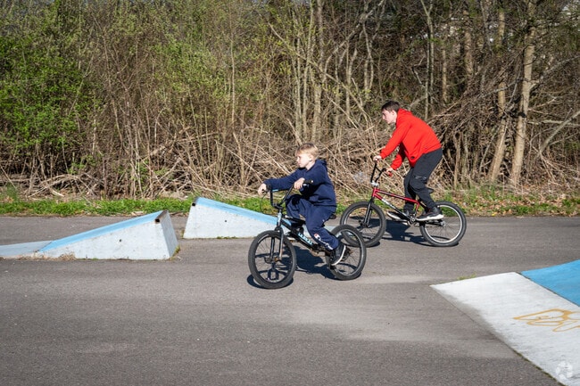 Watch the thrill as kids cruise the ramps at Warwick Skate Park in Oakland Beach, RI.